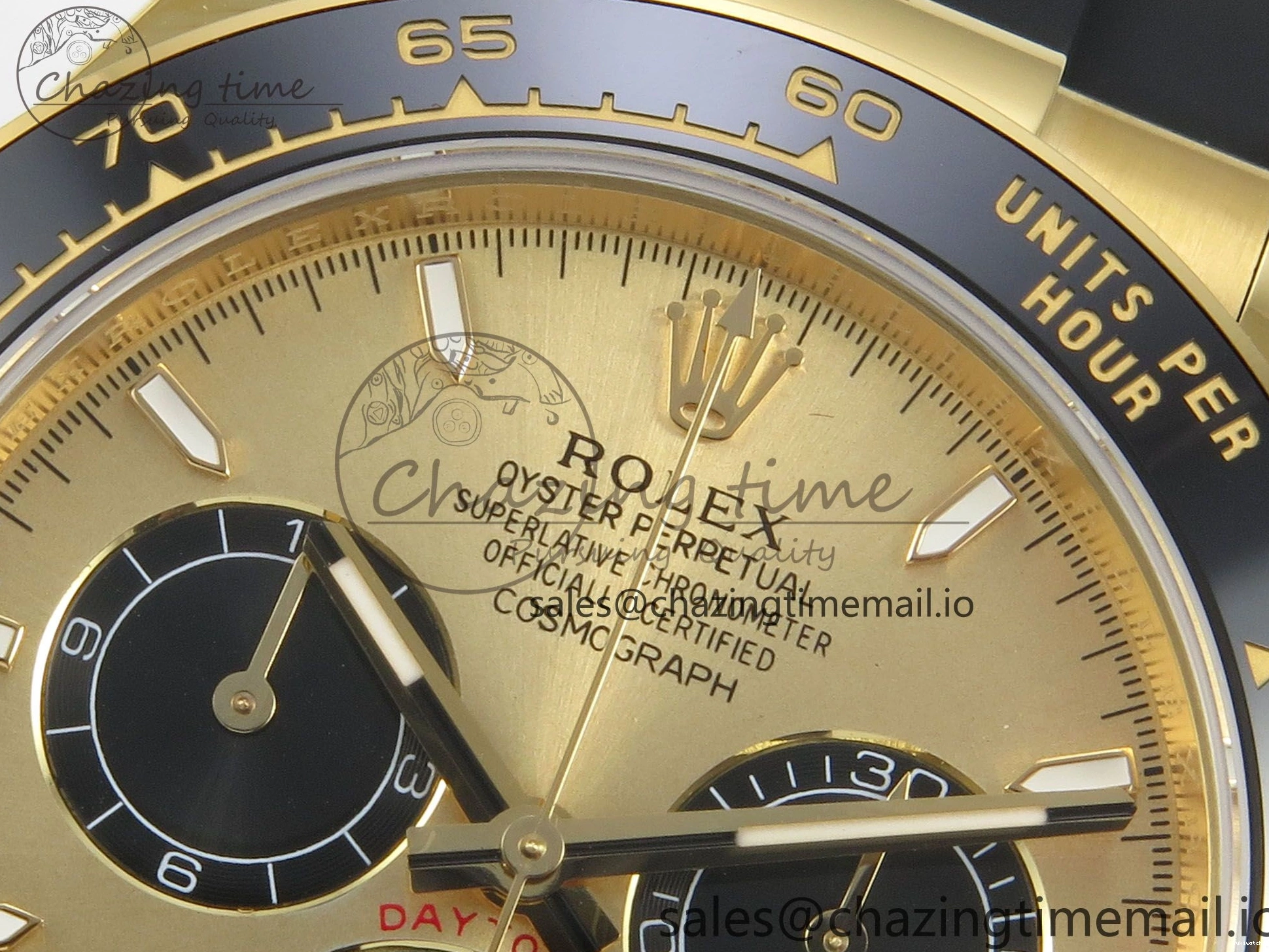 on Dial Daytona 1:1 YG Strap THBF Black SH4131 Edition Best 126518LN Oysterflex 0223